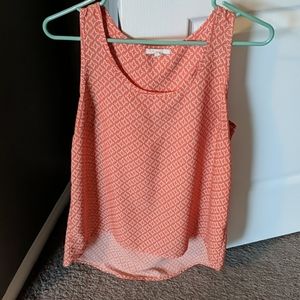 EUC Nordstrom Coral sleeveless blouse